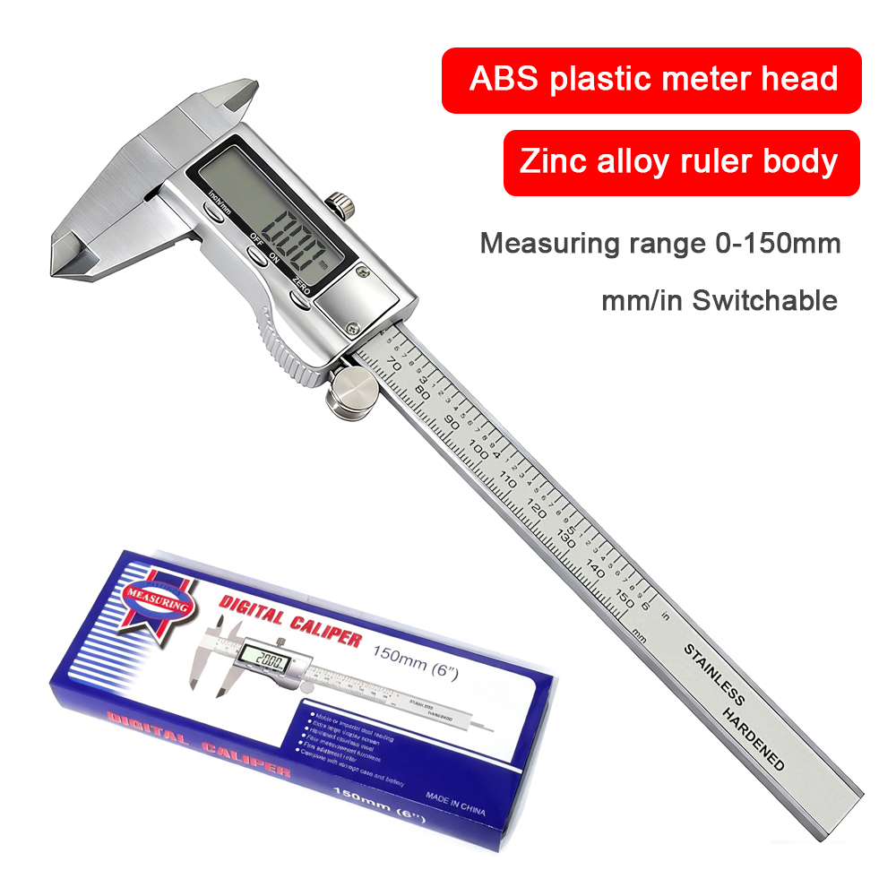 Digital Caliper 150Mm Stainless Steel - Suwmiarka cyfrowa ze stopu cynku 0-150mm,