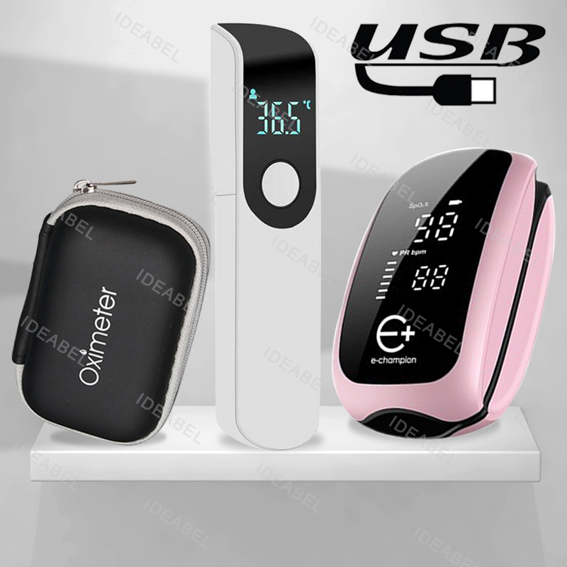 Pulse Oximeter Fingertip Rechargeable - Ładowalny medyczny pulsoksymetr na palec z