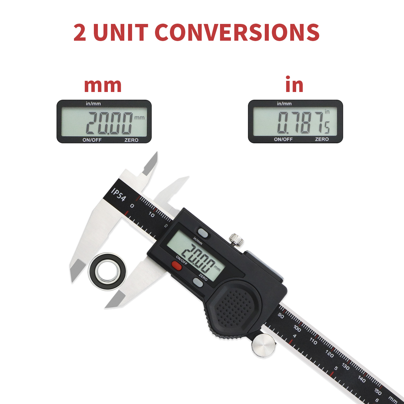 Elektroniczny suwmiarka elektr – Digital Caliper 150Mm Stainless Steel recenzja i cena